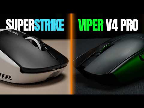 Razer Viper V4 Pro vs Logitech Superstrike | The Simple One vs The Clever One